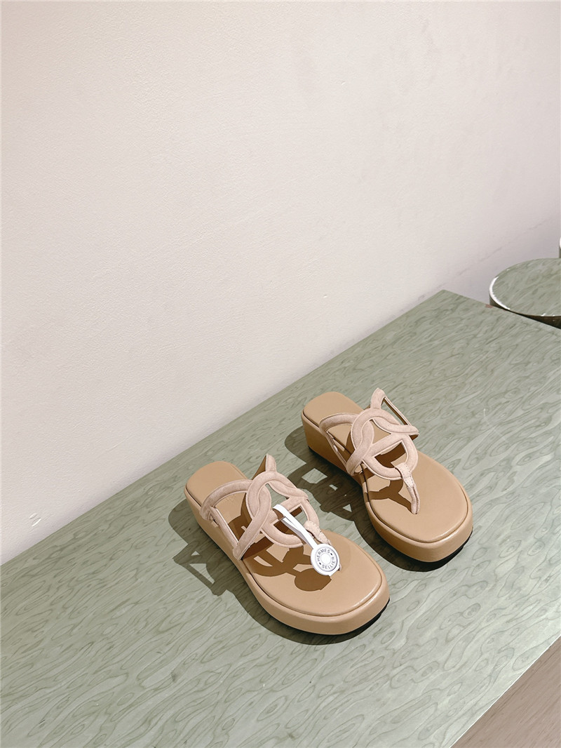 H**me5 gipsy sandal beige goatskin