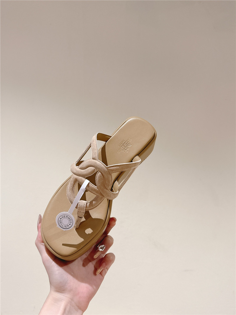 H**me5 gipsy sandal beige goatskin