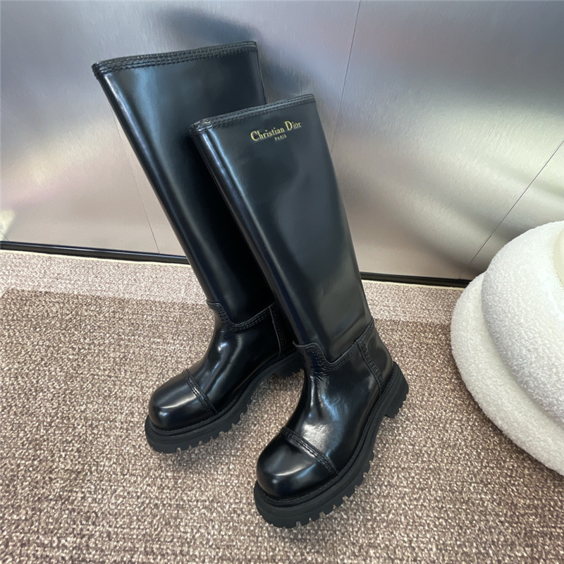 D10r rebel knee high boots