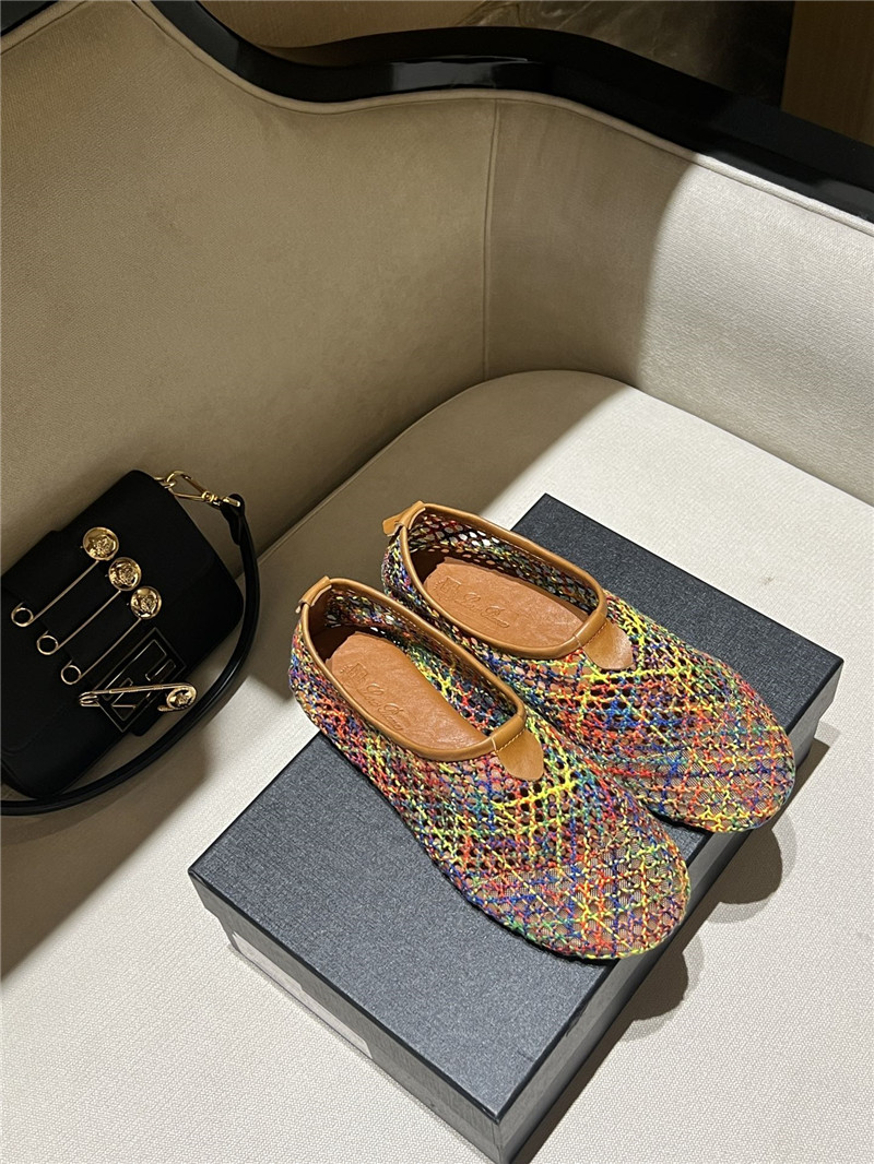 L0r0 P1ana floaty flat moccasin slipper resort multicolor