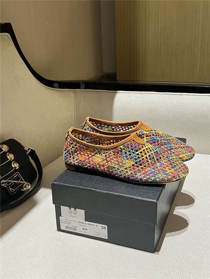 L0r0 P1ana floaty flat moccasin slipper resort multicolor