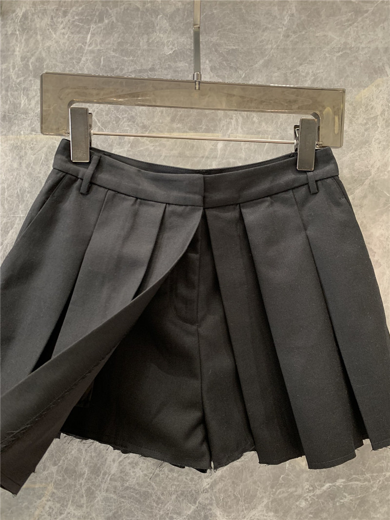 M1um1u micro-letter pleated apron-style pants skirt replicas clothes