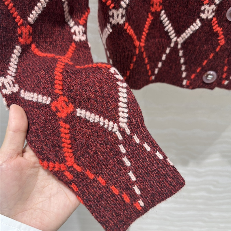 Ch**el handicraft series cashmere cardigan replicas clothes