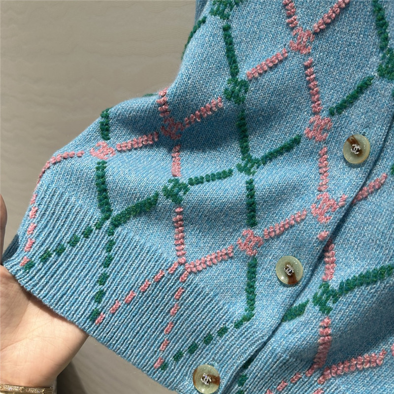 Ch**el handicraft series cashmere cardigan replicas clothes