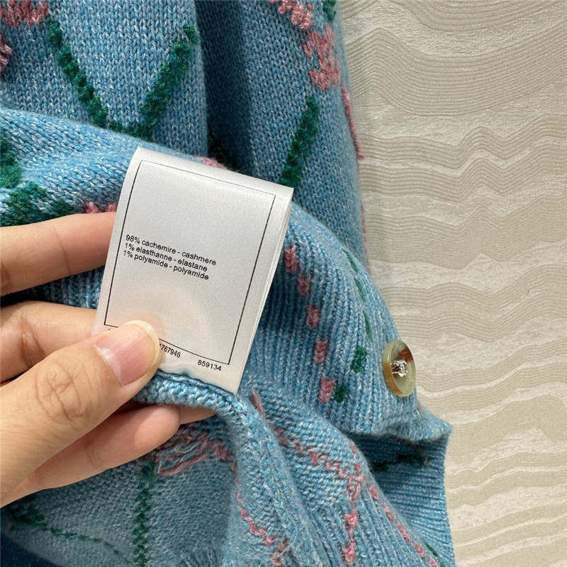 Ch**el handicraft series cashmere cardigan replicas clothes