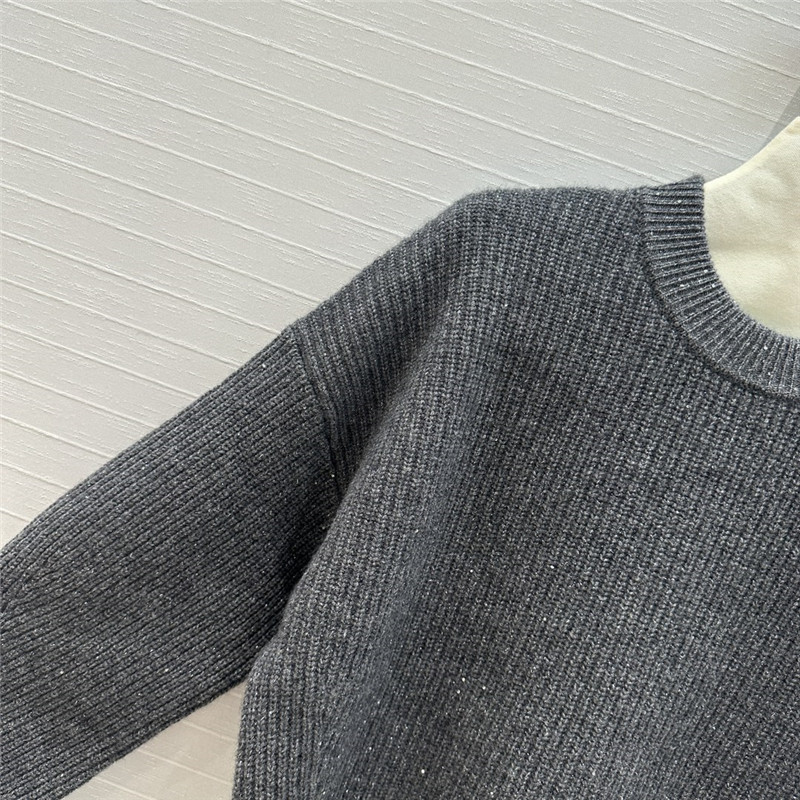 BC sequined cashmere crew neck sweater replicas clothes