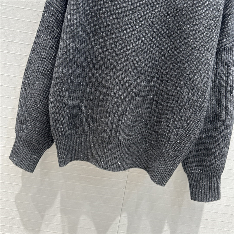 BC sequined cashmere crew neck sweater replicas clothes