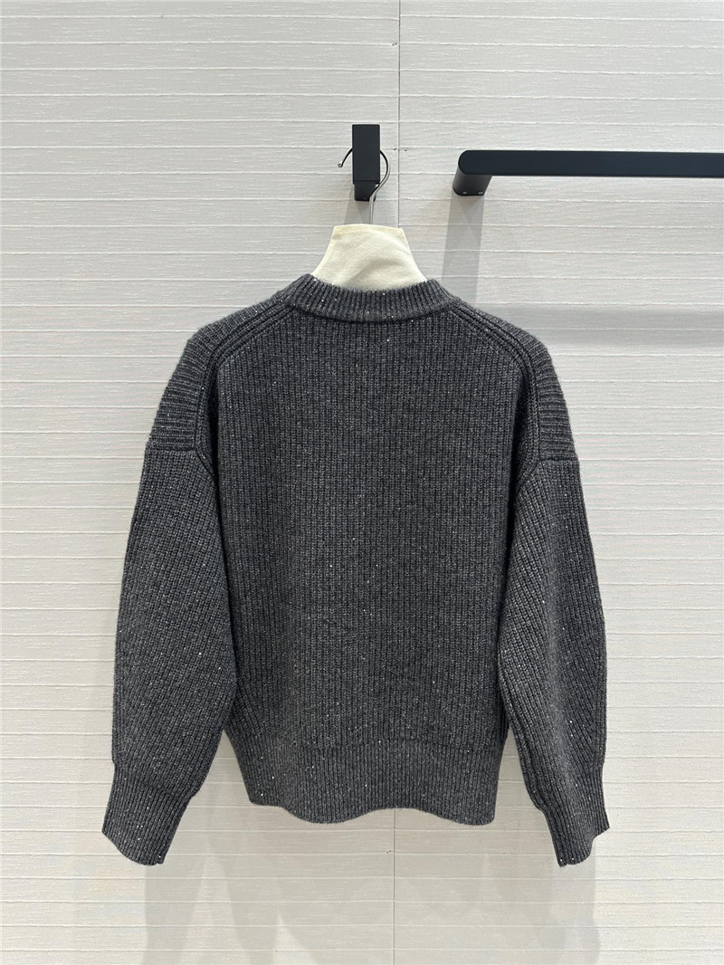BC sequined cashmere crew neck sweater replicas clothes