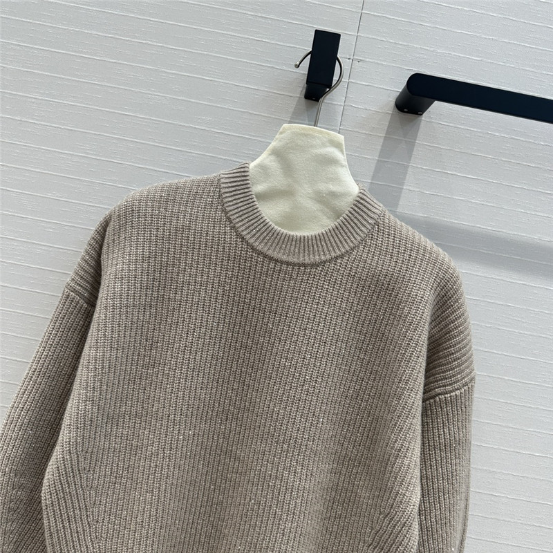 BC sequined cashmere crew neck sweater replicas clothes