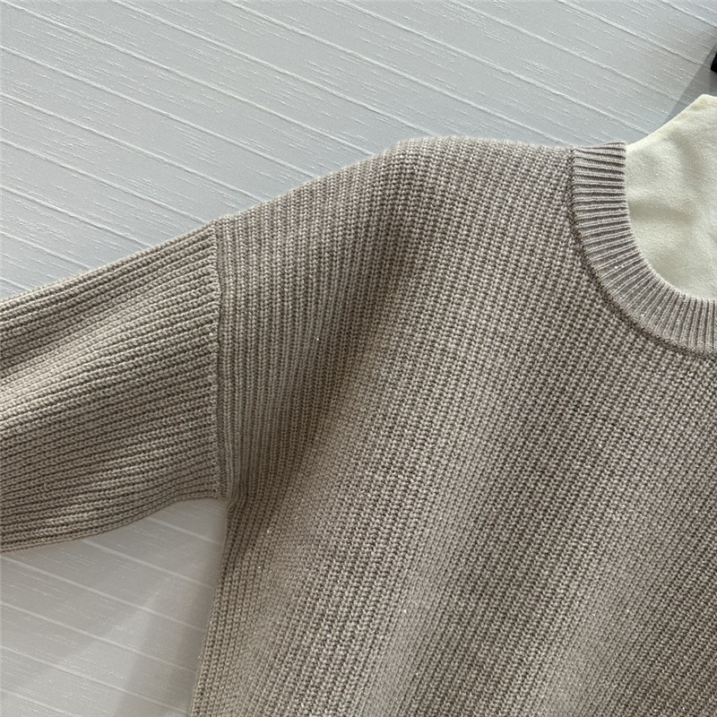 BC sequined cashmere crew neck sweater replicas clothes