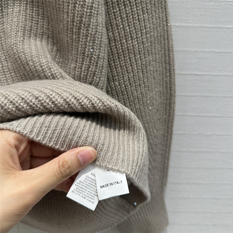 BC sequined cashmere crew neck sweater replicas clothes