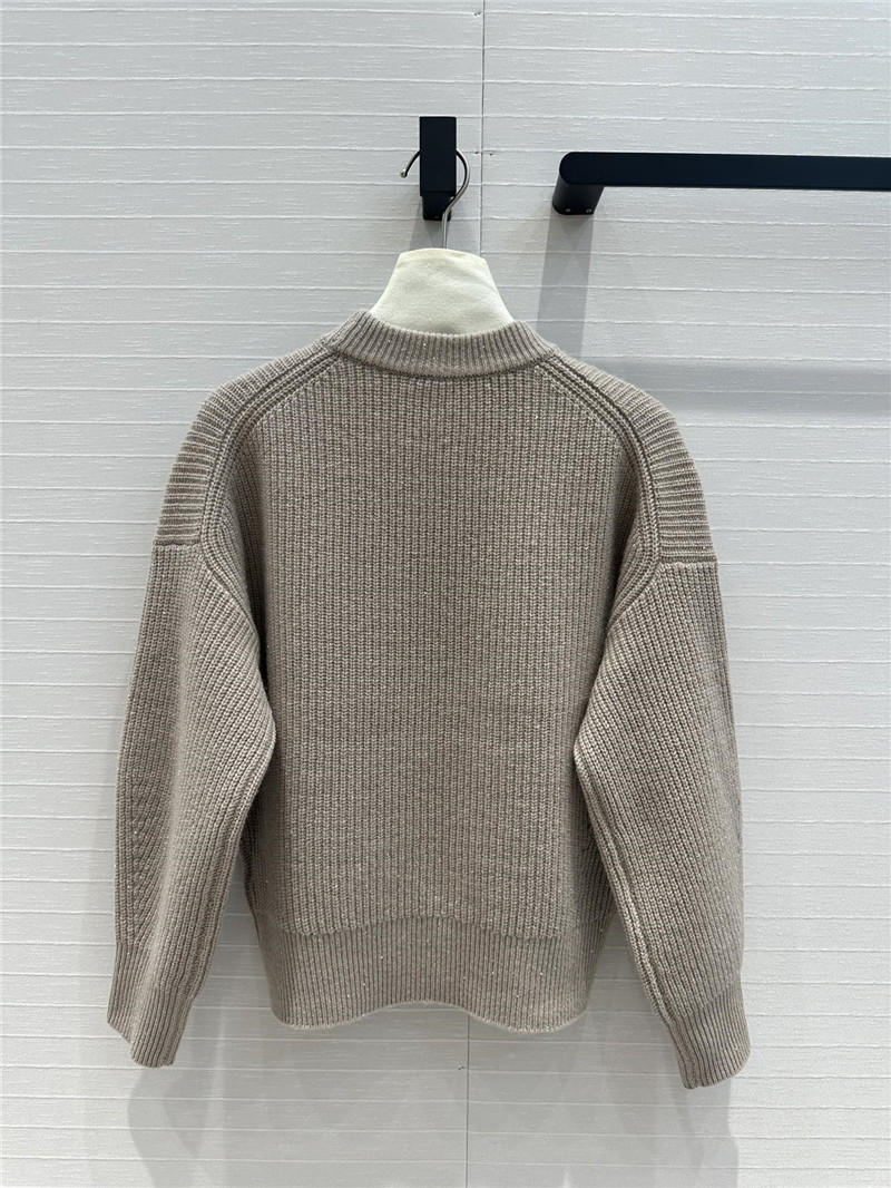 BC sequined cashmere crew neck sweater replicas clothes