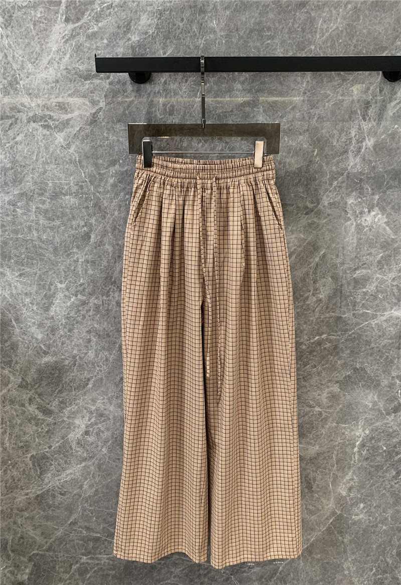 M1um1u elastic waist wide leg casual pants replica d&g clothing