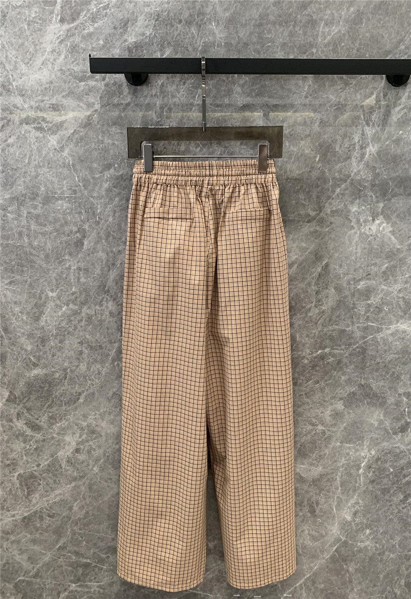 M1um1u elastic waist wide leg casual pants replica d&g clothing