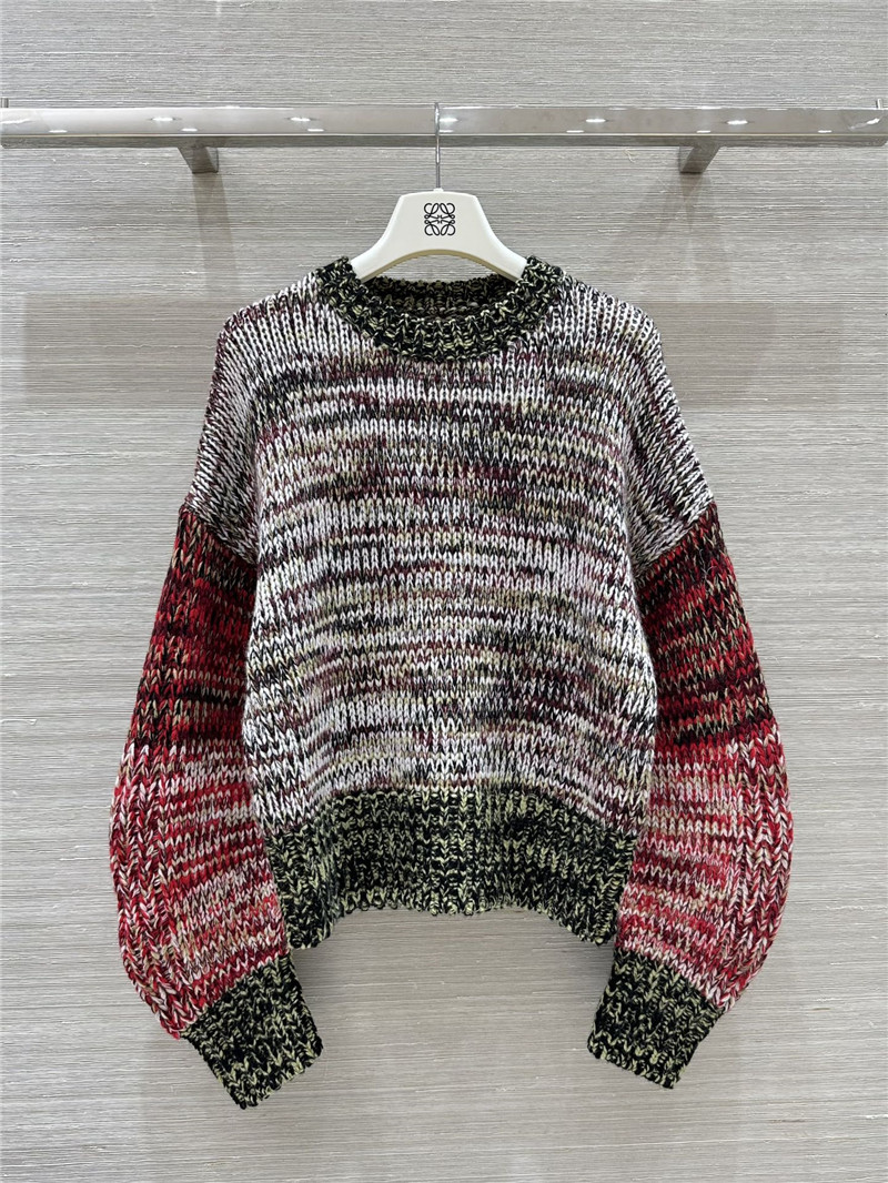 L0ew* carrot sleeve cashmere top replicas clothes