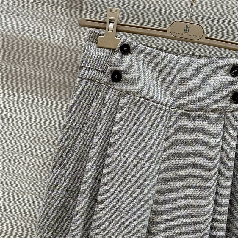 L0r0 P1ana linen blend tapered trousers replica clothing sites