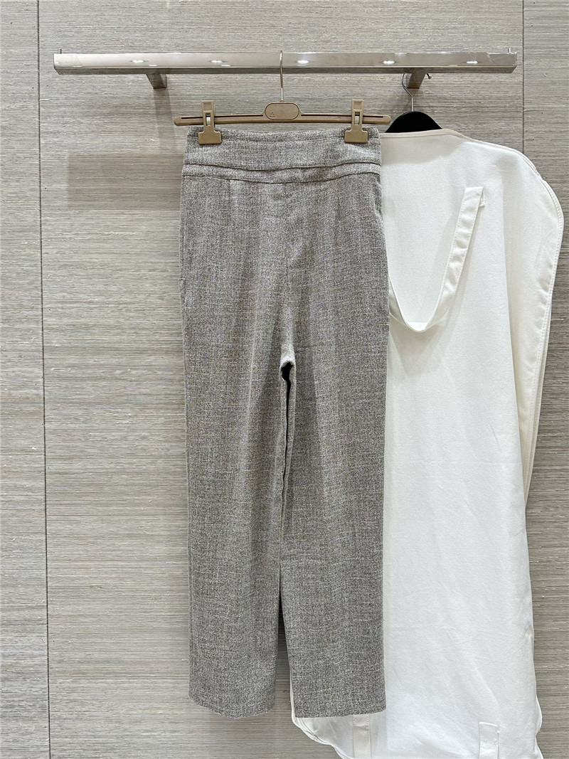 L0r0 P1ana linen blend tapered trousers replica clothing sites