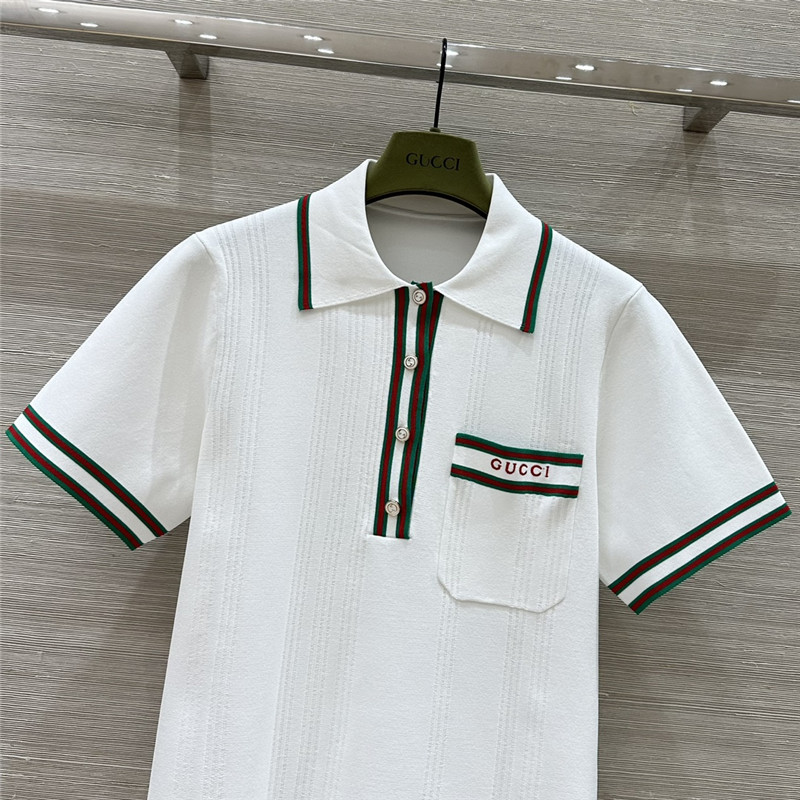 Gvc*1 polo collar small top + skirt set replica designer clothing websites