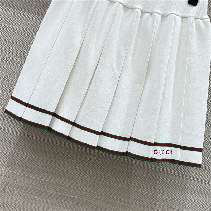 Gvc*1 polo collar small top + skirt set replica designer clothing websites