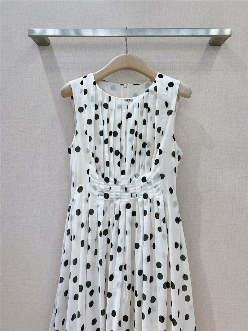 Vanitoo polka dot print dress cheap replica designer clothes