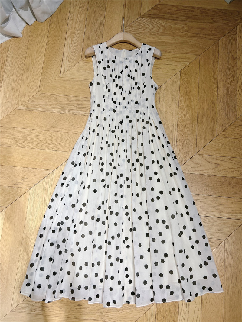 Vanitoo polka dot print dress cheap replica designer clothes