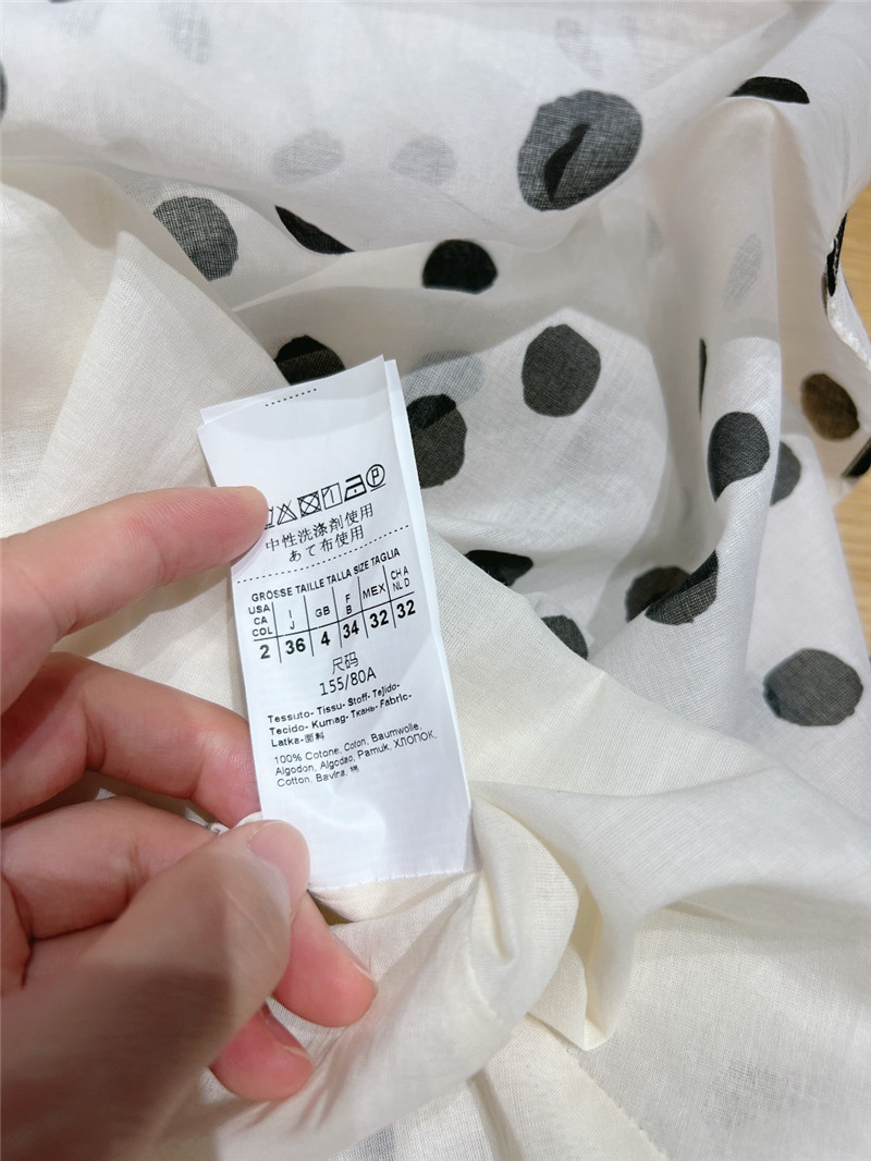 Vanitoo polka dot print dress cheap replica designer clothes