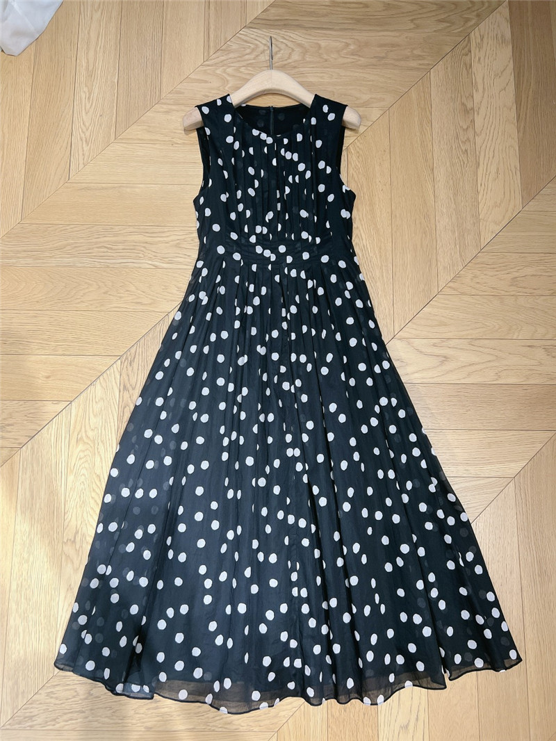 Vanitoo polka dot print dress cheap replica designer clothes