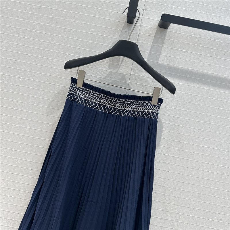 l0vis Vvtt0n lv layered pleated skirt replica d&g clothing