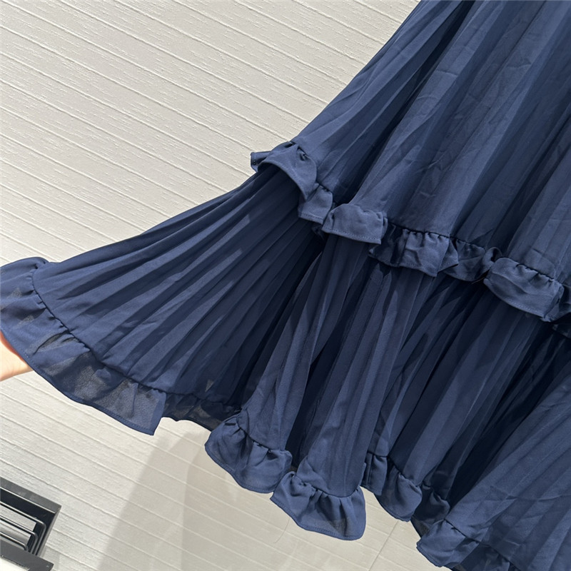 l0vis Vvtt0n lv layered pleated skirt replica d&g clothing