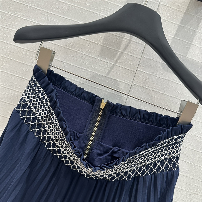 l0vis Vvtt0n lv layered pleated skirt replica d&g clothing