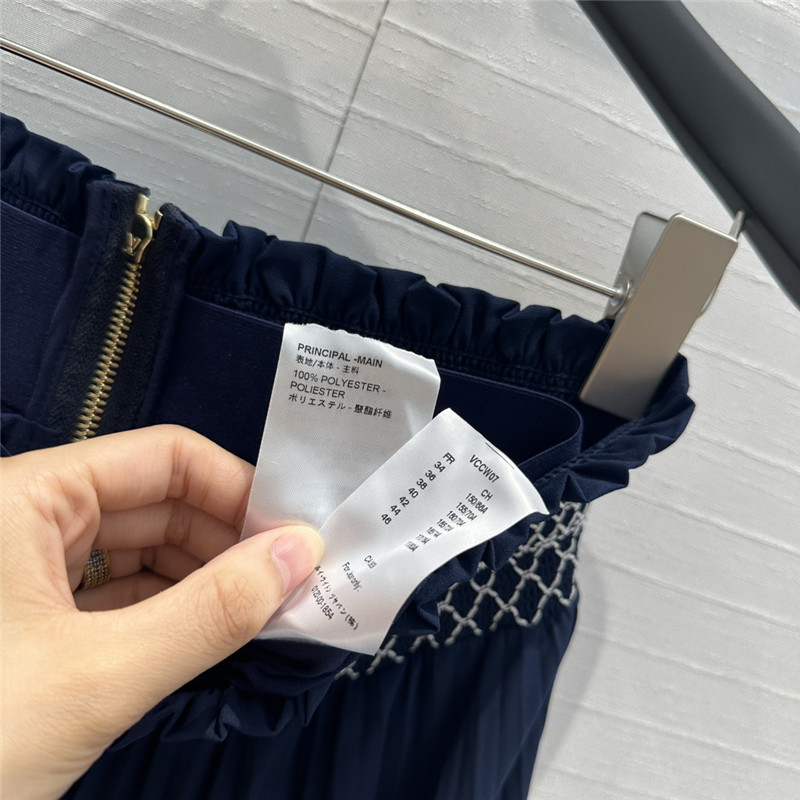 l0vis Vvtt0n lv layered pleated skirt replica d&g clothing