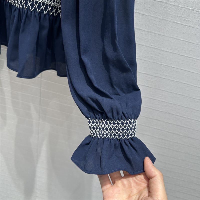 l0vis Vvtt0n lv one-shoulder tie flowing shirt replicas clothes