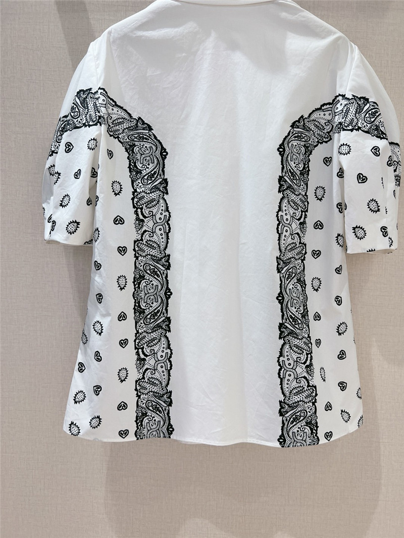 Chloé puff sleeve lapel shirt replica designer clothes