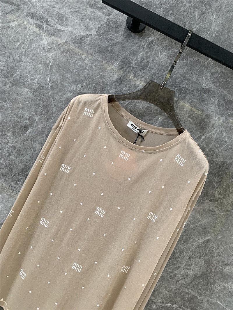 Miu Miu Logo Print Sweater