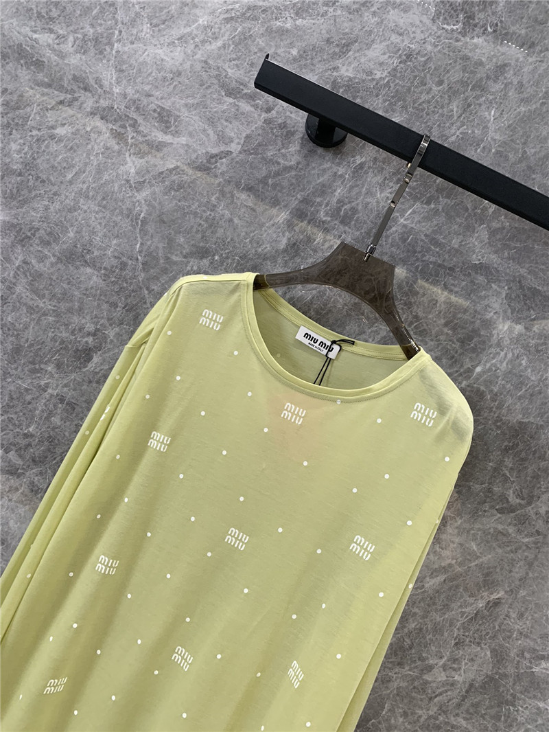 M1um1u base long-sleeved t-shirt replica clothing sites