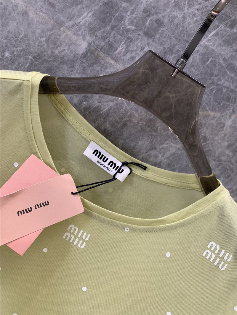 M1um1u base long-sleeved t-shirt replica clothing sites