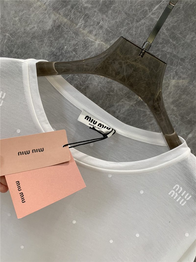 M1um1u base long-sleeved t-shirt replica clothing sites