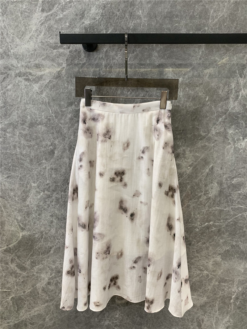 Ch**el chinese style printed skirt replica d&g clothing