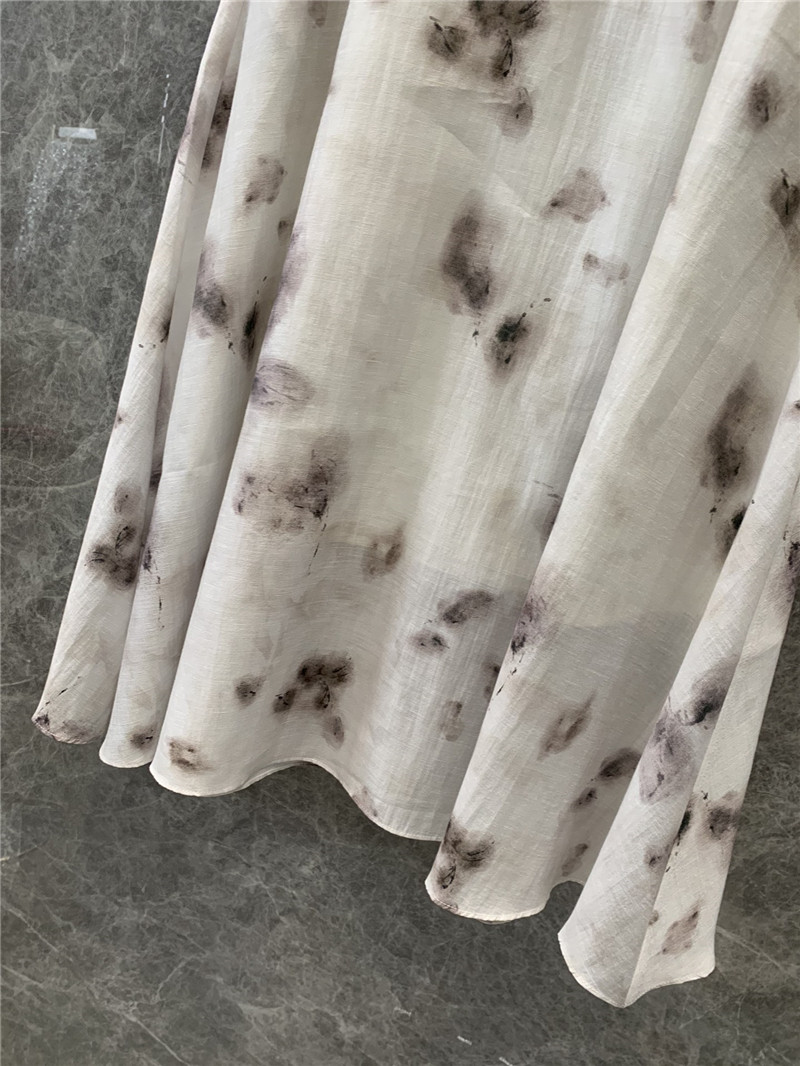 Ch**el chinese style printed skirt replica d&g clothing