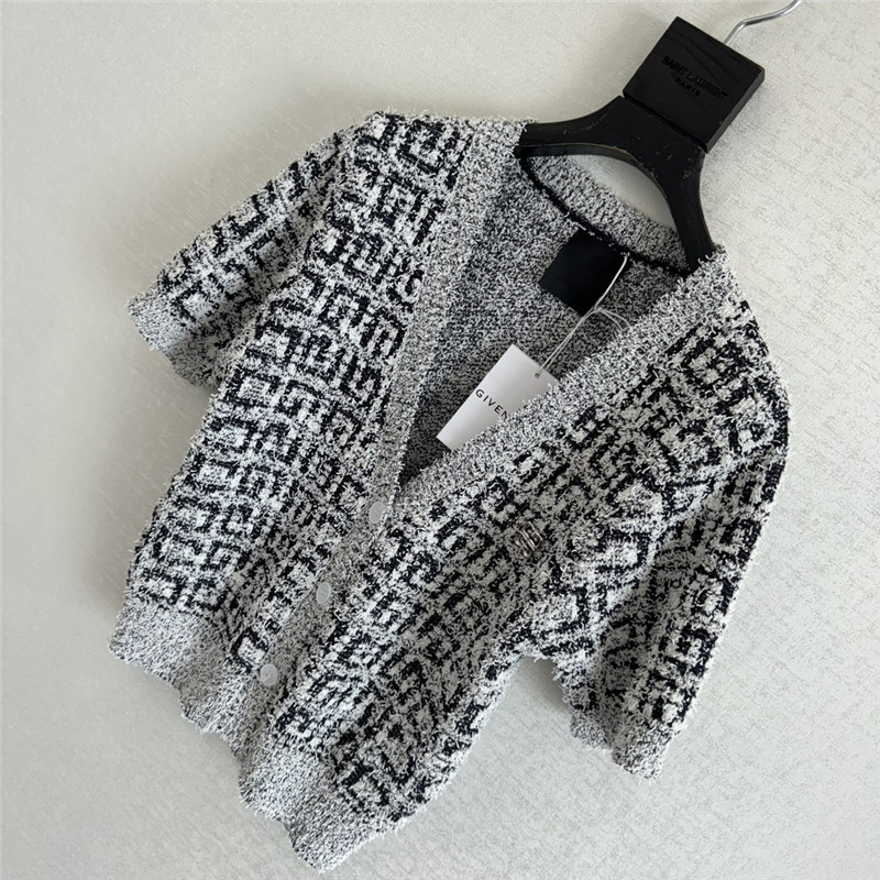 Givenchy short sleeve V cardigan replica d&g clothing