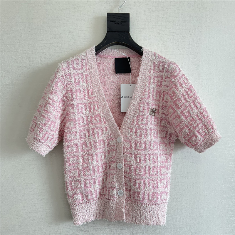 Givenchy short sleeve V cardigan replica d&g clothing
