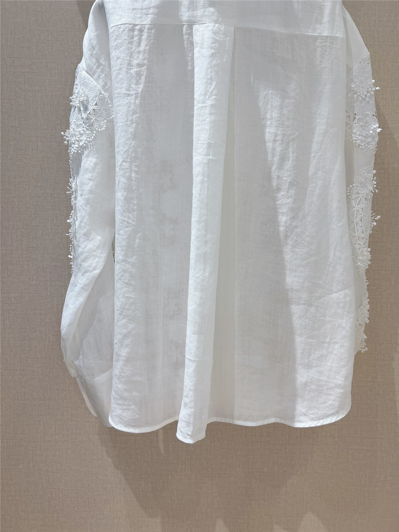 zimm lace flower style long sleeve shirt replica designer clothes