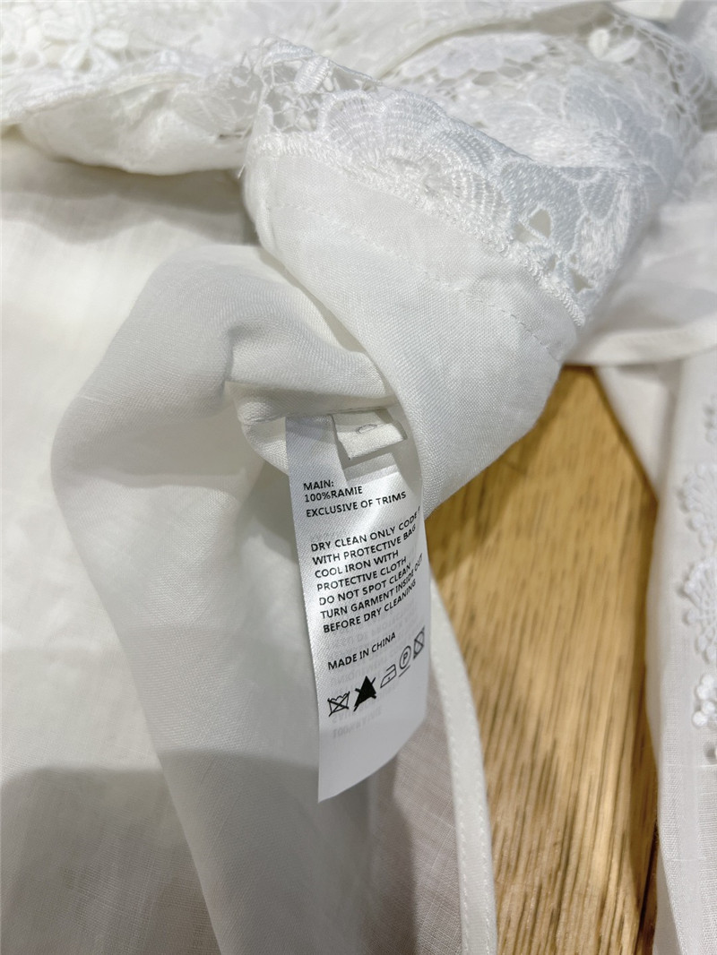 zimm lace flower style long sleeve shirt replica designer clothes