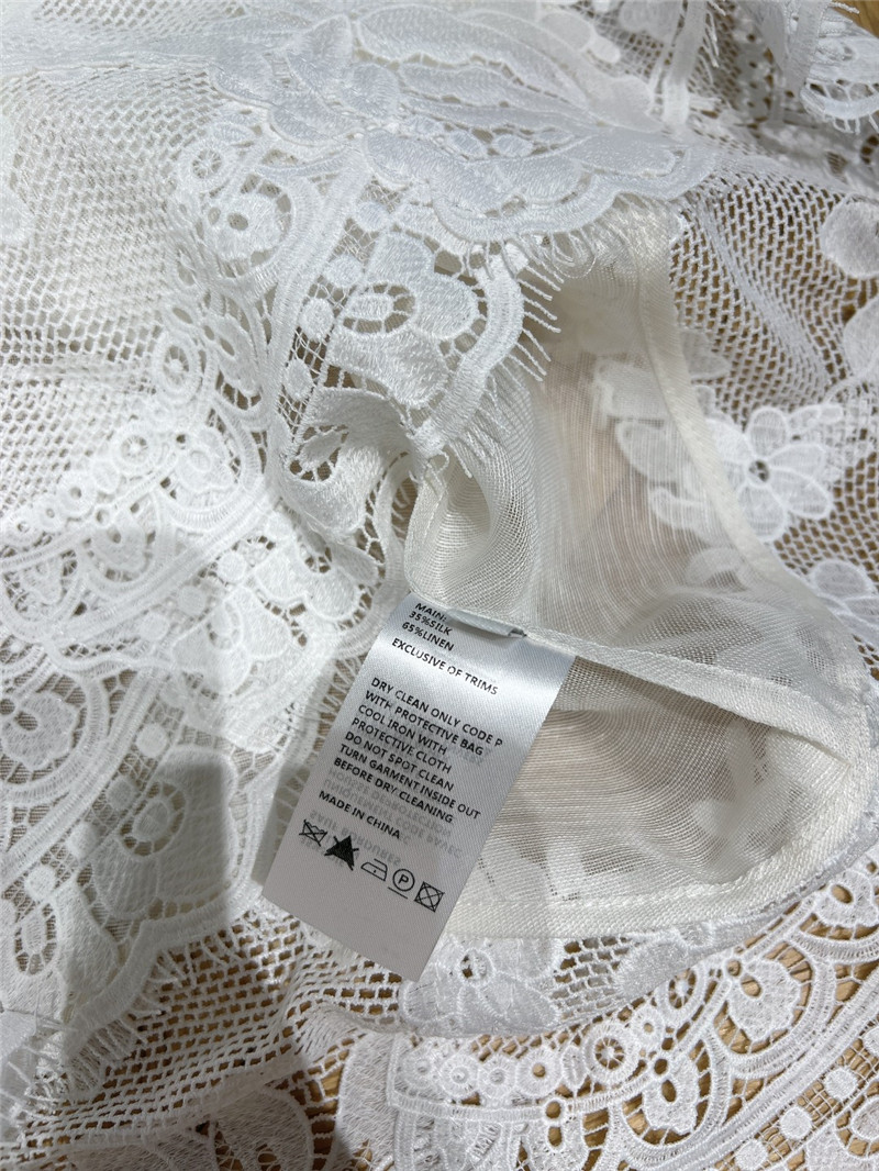 Zimm lace panelled sleeveless vest replica clothing