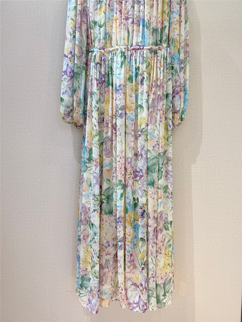 zimm mid-length sleeve long dress replica clothes