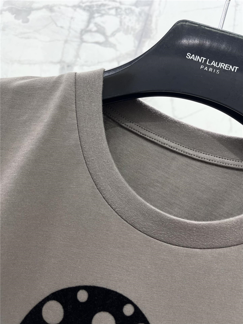 Y51 heart flocked cotton short sleeves replica d&g clothing