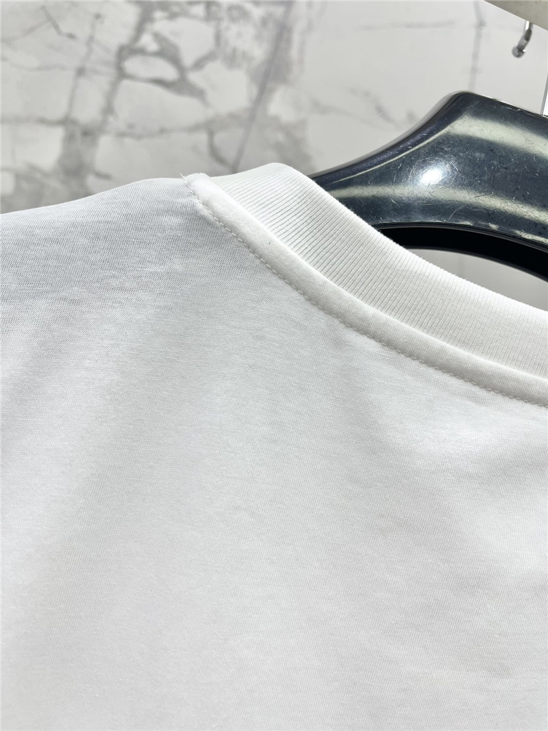 Y51 heart flocked cotton short sleeves replica d&g clothing