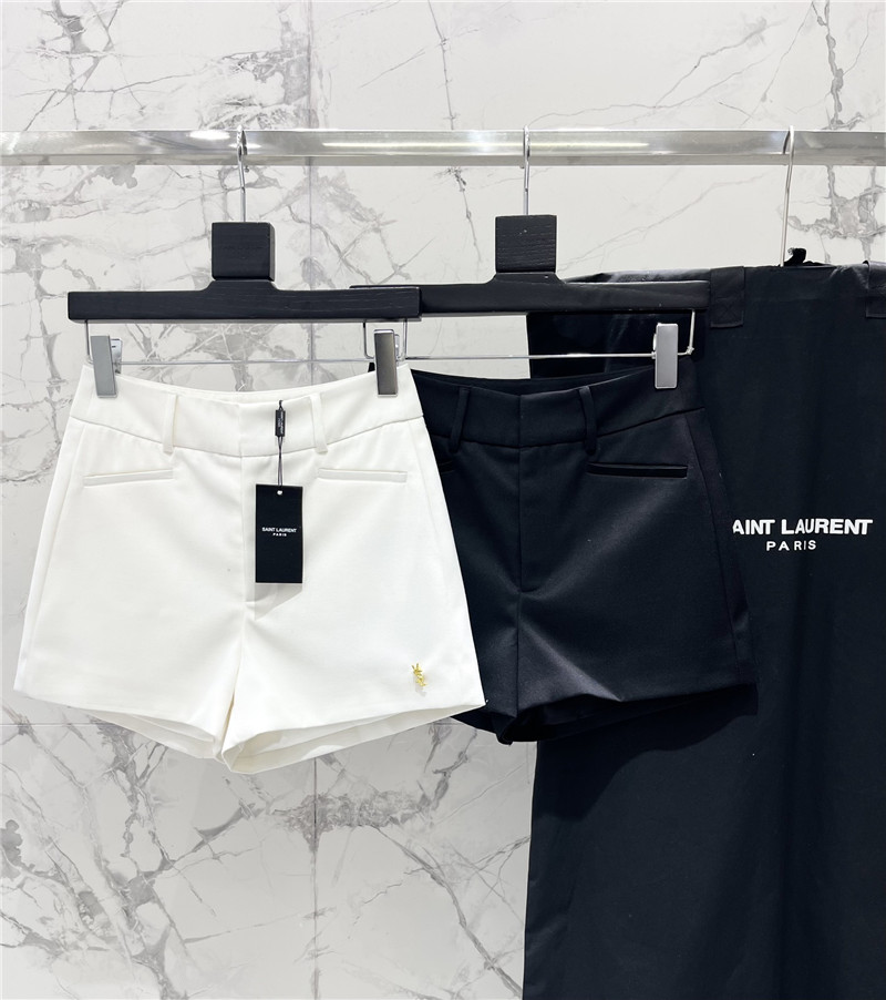 Y51 all-match slim wool shorts replica clothes