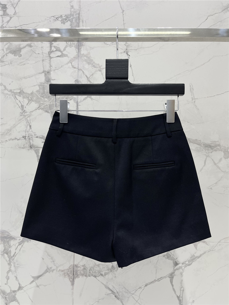Y51 all-match slim wool shorts replica clothes