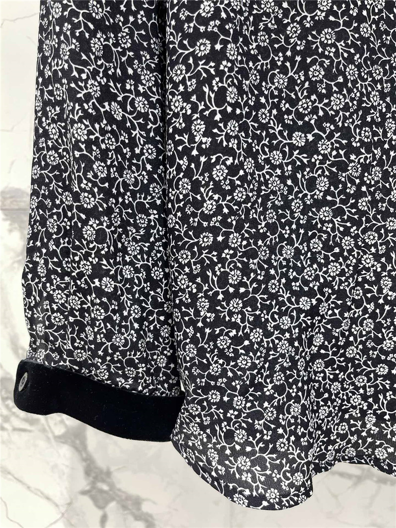 Y51 silk and velvet shirt replica designer clothes